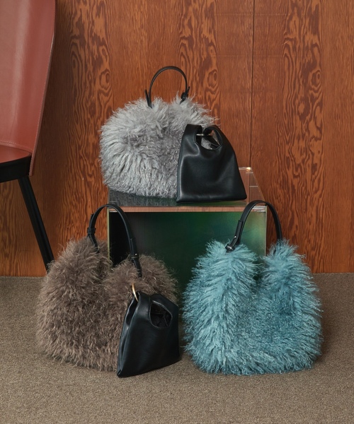 「LOWELL things」 ボストンバッグ フリー ライトグレー レディース_画像3