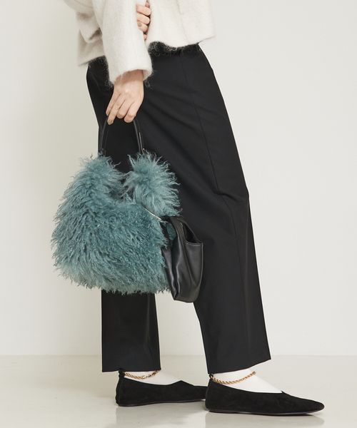 「LOWELL things」 ボストンバッグ フリー ライトグレー レディース_画像9