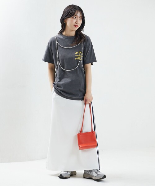 「FREAK'S STORE」 サスペンダー フリ- ホワイト レディース_画像9