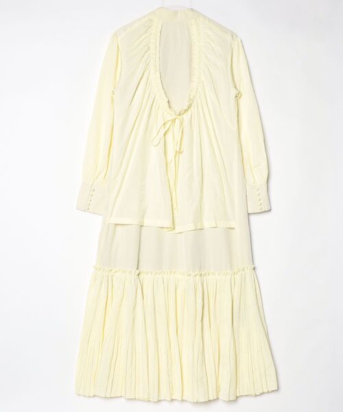 「RBS」 長袖ワンピース - イエロー レディース_画像2