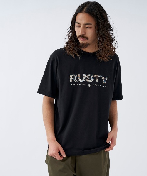 「RUSTY」 長袖Tシャツ MEDIUM ホワイト メンズ_画像7