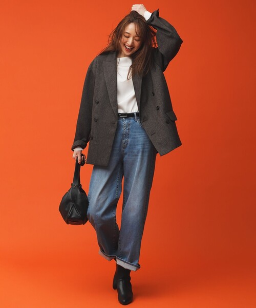 「ANY」 デニムパンツ 1 ブルー レディース_画像4