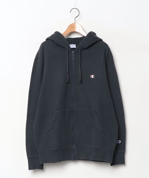 XLARGE ネイビー ジップアップパーカー XLARGE（エクストラ ラージ） パーカー BACKSIDE SLANTED OG ZIP