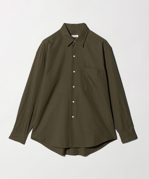 シャツ 「KAPTAIN SUNSHINE」 CTN-SLK STRIPE REGULAR COLLAR SHIRT/シャツ メンズの画像