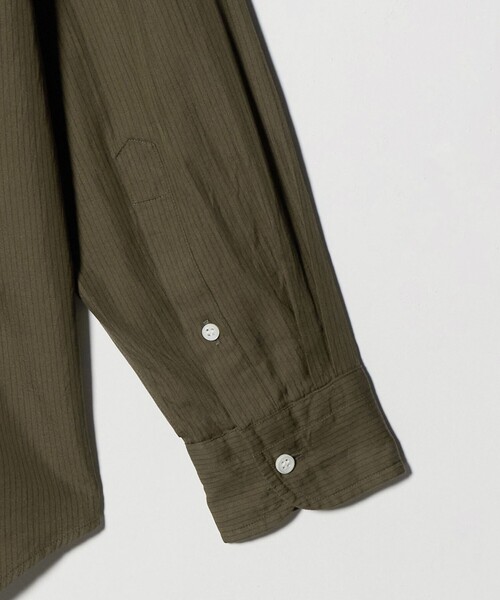 シャツ 「KAPTAIN SUNSHINE」 CTN-SLK STRIPE REGULAR COLLAR SHIRT/シャツ メンズの画像