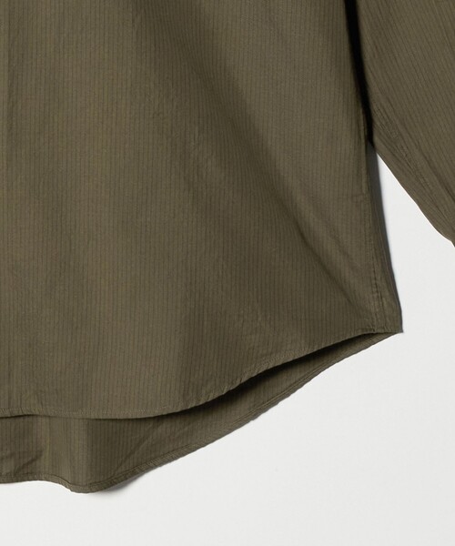 シャツ 「KAPTAIN SUNSHINE」 CTN-SLK STRIPE REGULAR COLLAR SHIRT/シャツ メンズの画像