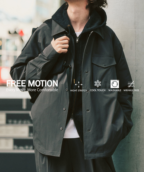 417 EDIFICE（フォーワンセブンエディフィス） シャツ 「FREE MOTION