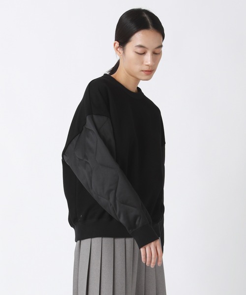 「ZUCCa」 スウェットカットソー M size ブラック レディースの画像