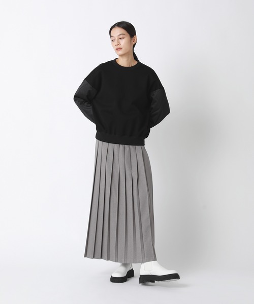 「ZUCCa」 スウェットカットソー M size ブラック レディースの画像