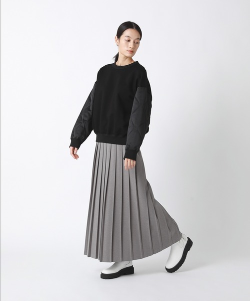 「ZUCCa」 スウェットカットソー M size ブラック レディースの画像