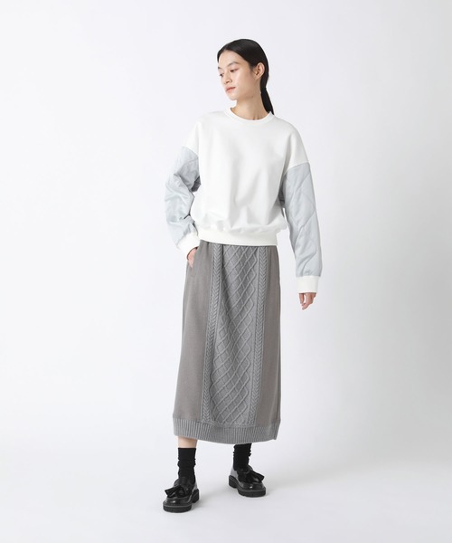 「ZUCCa」 スウェットカットソー M size ブラック レディースの画像
