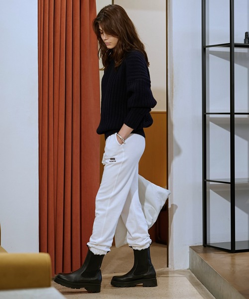 「Whim Gazette」 長袖ニット FREE ベージュ レディース_画像4