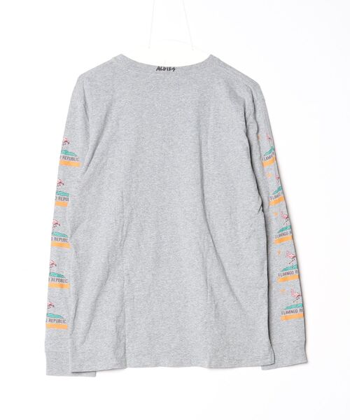 「ALDIES」 長袖Tシャツ MEDIUM グレー メンズ_画像2