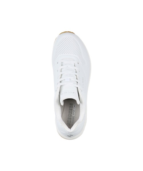 「SKECHERS」 ローカットスニーカー 24cm ダークネイビー レディース_画像4