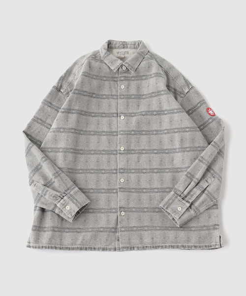 C.E（シーイー） シャツ cavempt OVERDYE FK PATTERN SHIRT BEI メンズ