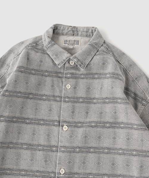C.E（シーイー） シャツ cavempt OVERDYE FK PATTERN SHIRT BEI メンズ