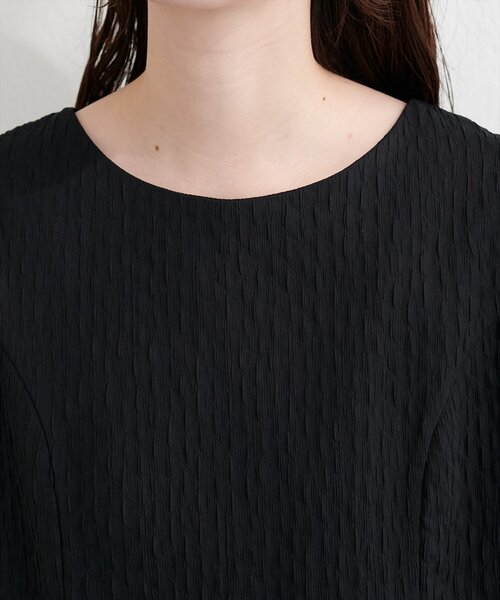 natural couture ブラウス シャツ 半袖 チューリップスリーブペプラム natural couture チューリップスリーブペプラムプルオーバー