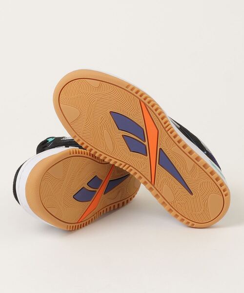 「Reebok」 ローカットスニーカー 24.5cm ブラック メンズ_画像3