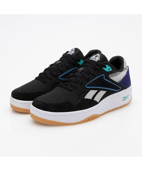 「Reebok」 ローカットスニーカー 24.5cm ブラック メンズ_画像4