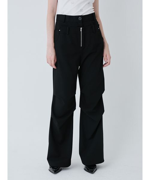 「SORIN」 パンツ 36 ブラック レディース_画像3