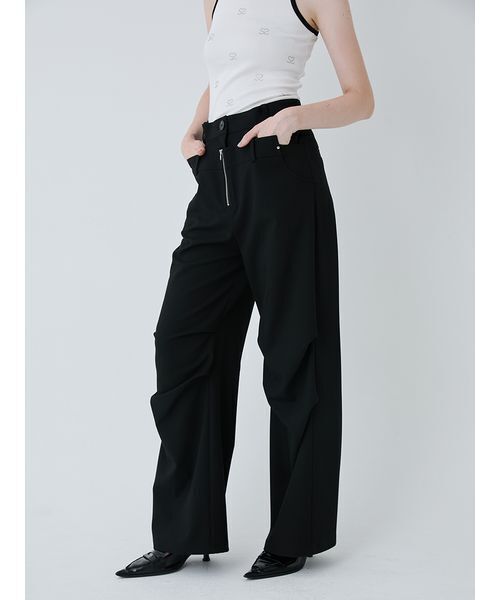 「SORIN」 パンツ 36 ブラック レディース_画像4