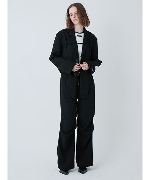 「SORIN」 パンツ 36 ブラック レディース_画像5