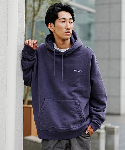 「RVCA」 プルオーバーパーカー S ブラック メンズ_画像5