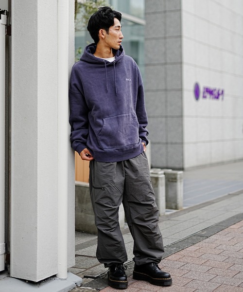 「RVCA」 プルオーバーパーカー S ブラック メンズ_画像7