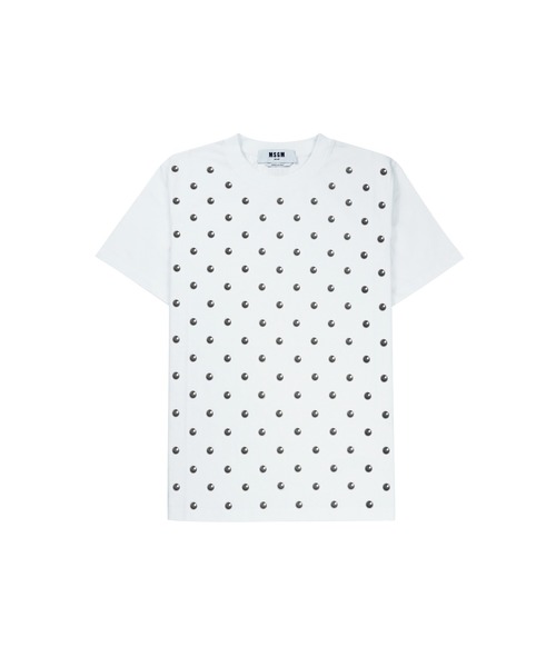 tシャツ フロントスタッズ Tシャツ レディースの画像