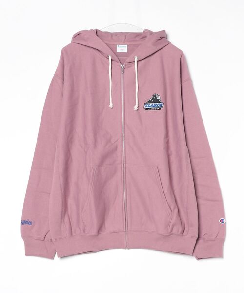 Champion（チャンピオン） ジップアップパーカー M ピンク メンズ