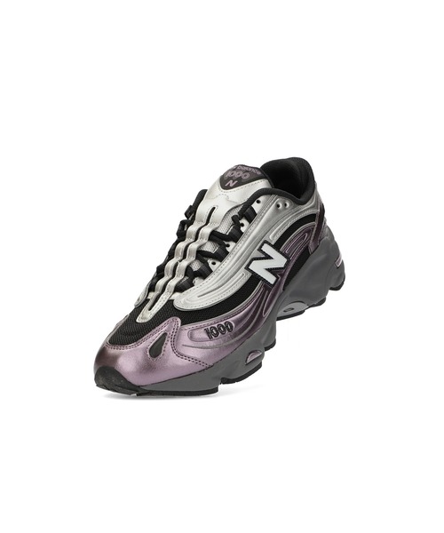 「New Balance」 ローカットスニーカー 26.5糎 パープル メンズ