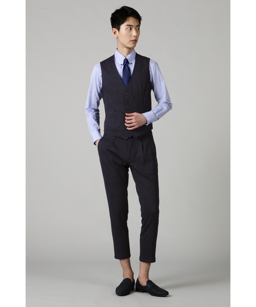 「HIGH STREET」 ジレ L ネイビー メンズ_画像3
