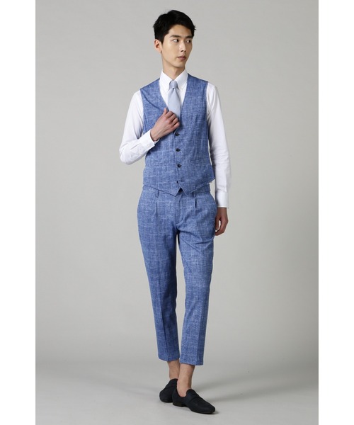 「HIGH STREET」 ジレ L ネイビー メンズ_画像5