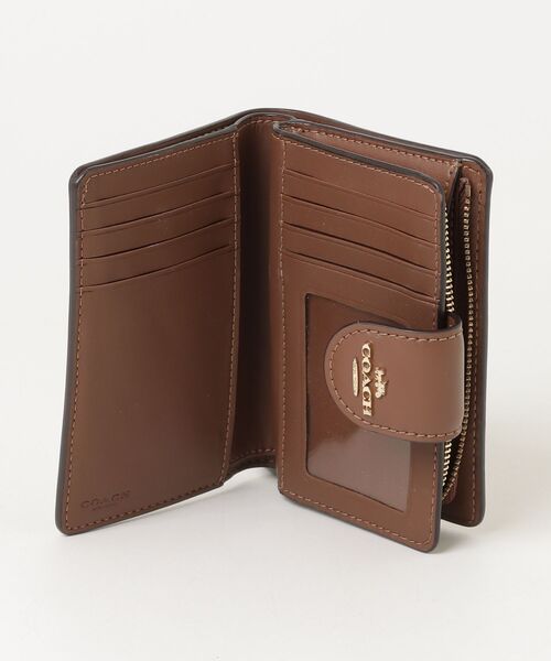 【未使用品】COACH 三つ折り財布 ブラウン レザー COACH（コーチ） 財布 - ブラウン レディース : ZOZOTOWN Yahoo!店