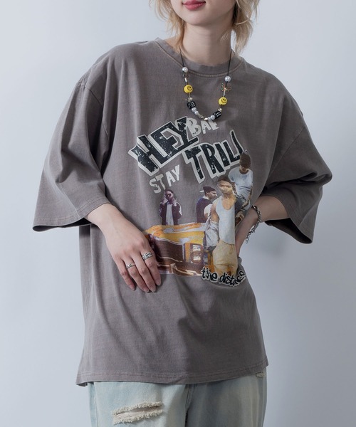 「Starting Over」 半袖Tシャツ X-LARGE グレー メンズ_画像6
