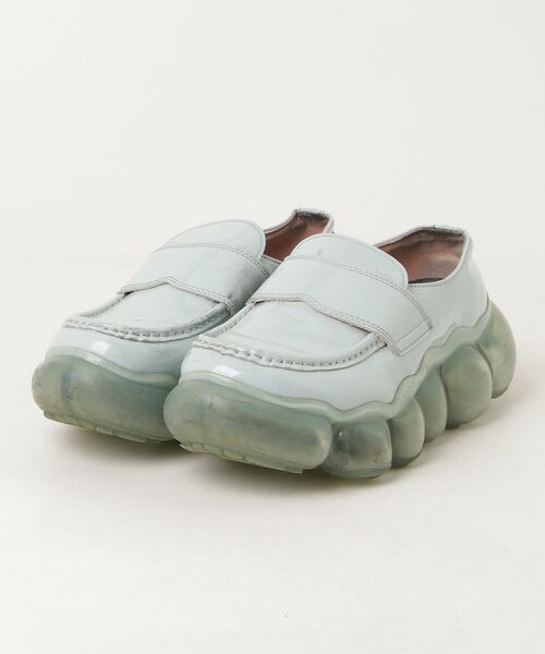 grounds ローファー 25cm grounds（グラウンズ） JEWELRY LOAFER 25cm ブルー レディース