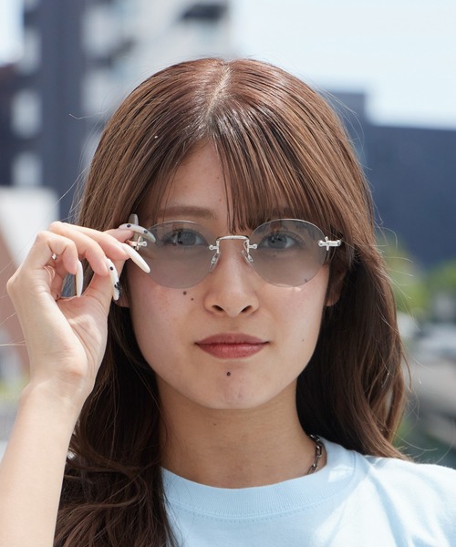NOEYEDIA（ノーアイディア） サングラス NE-453 リムレスメガネ