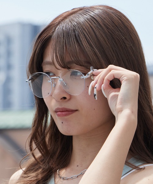 NOEYEDIA（ノーアイディア） サングラス NE-453 リムレスメガネ