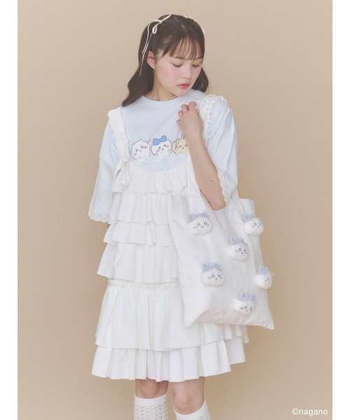 merry jenny（メリージェニー） トートバッグ ハチワレのリボントート 