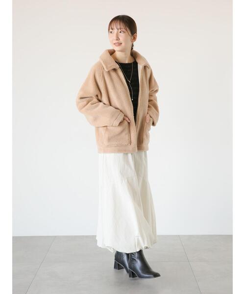 「Te chichi TERRASSE」 フレアスカート F オフホワイト レディース_画像3
