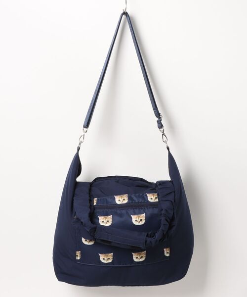 「PAUL & JOE ACCESSOIRES」 2WAYバッグ FREE ネイビー レディース_画像2