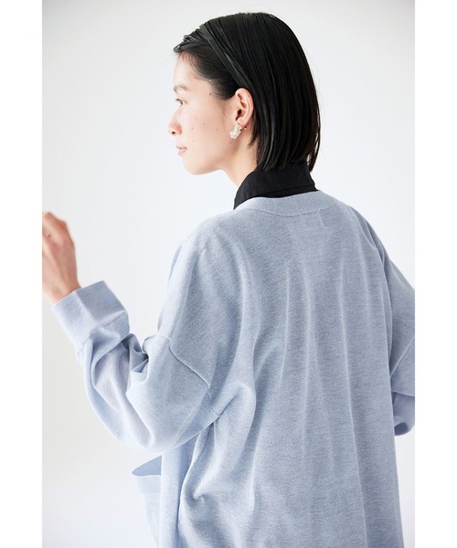 「Sunny clouds」 カーディガン X-LARGE ネイビー レディース_画像6