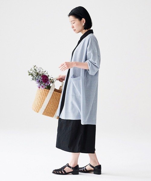 「Sunny clouds」 カーディガン X-LARGE ネイビー レディース_画像7