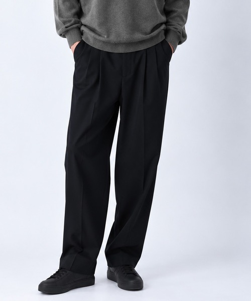markaware（マーカウェア） スラックス 別注TRIPLE PLEATED WIDE