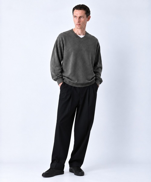 markaware（マーカウェア） スラックス 別注TRIPLE PLEATED WIDE