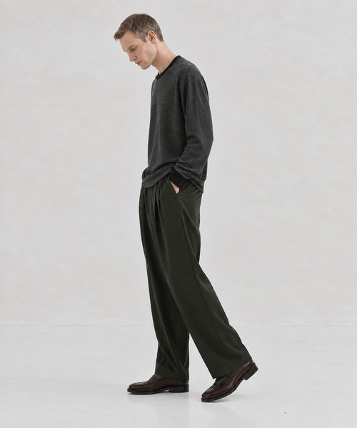 マーカウェア　PLEATED WIDE TROUSERS markaware（マーカウェア） スラックス 別注TRIPLE PLEATED WIDE