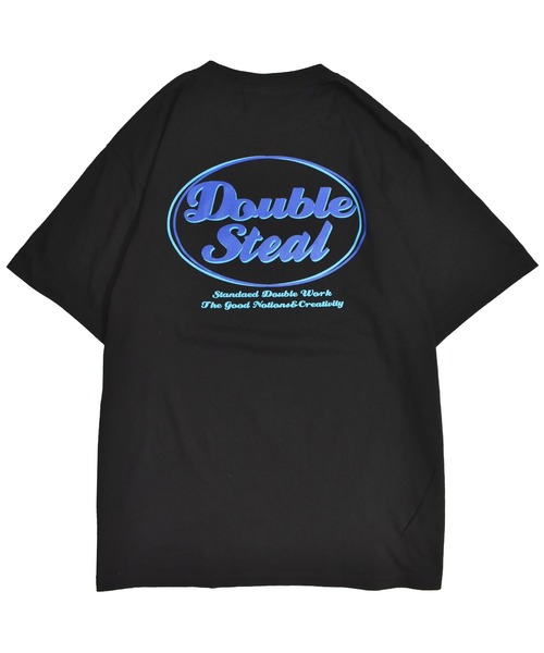 DOUBLE STEAL（ダブルスティール） tシャツ DS 80's LOGO 半袖Tシャツ