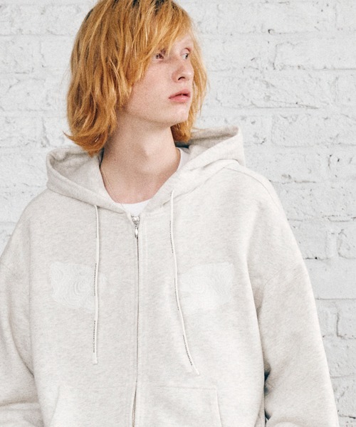 パーカー OVERSIZED TIGER EMBROIDERY 