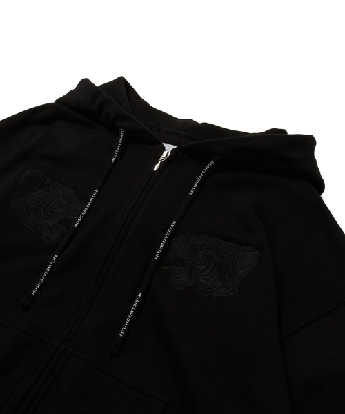パーカー OVERSIZED TIGER EMBROIDERY 