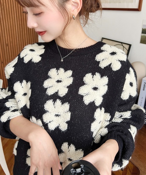 moment+ ニット セーター 「累計販売枚数1万枚突破！」6G ループヤーン